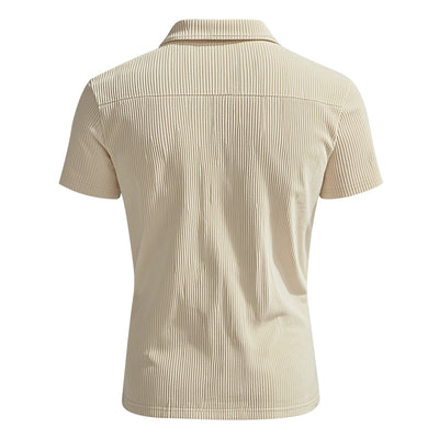 Polo Corduroy Holgado con Medio Cierre para Hombre - Image 37