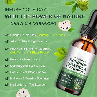 Gotas de Hoja de Guanábana 30ml - Extracto Natural Premium - Image 3