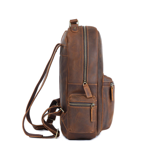Mochila Escolar Artesanal de Gran Capacidad con Compartimento para Laptop - Image 8