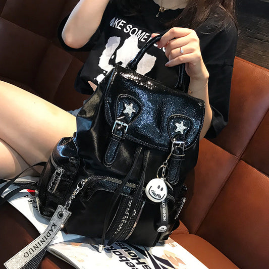 Mochila de Viaje Versátil Gran Capacidad con Cordón Ajustable - Image 2
