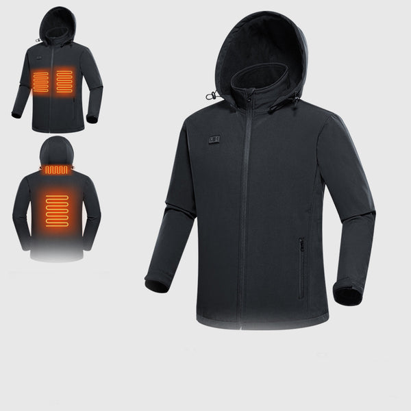 Chaqueta Térmica de Fibra de Carbono con Calefacción Eléctrica