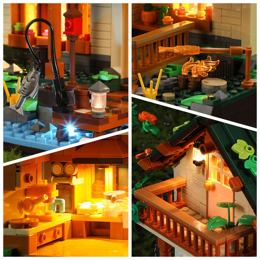 Casa Lakeside con Iluminación LED - Juego de Construcción Educativo - Image 13