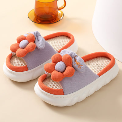 Pantuflas de Lino con Suela Gruesa Antideslizante - Image 13