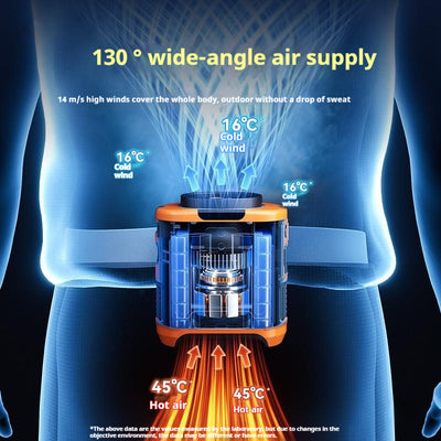 Ventilador Portátil de Cintura con Refrigeración por Carga - Alivio Instantáneo del Calor - Image 5