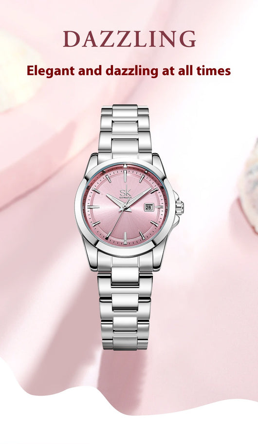 Reloj Elegante para Mujer Acero Inoxidable Resistente al Agua - Image 15