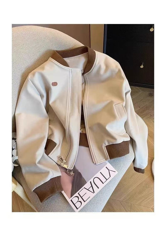 Chaqueta Cropped de Contraste para Figuras Petite - Versátil y Fácil de Combinar - Image 15