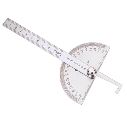 Regla Transportador Semicircular de Acero Inoxidable - Image 10