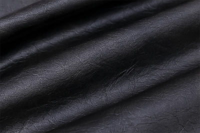 Abrigo de Cuero Acolchado con Bordado Floral para Hombre - Image 15