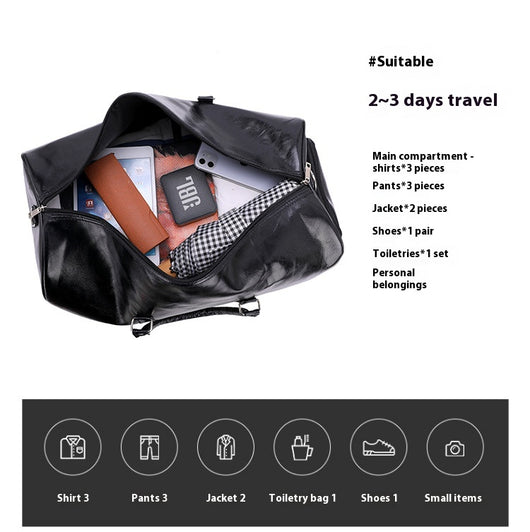 Bolsa Deportiva Retro de Gran Capacidad para Viajes Cortos y Gimnasio - Image 28