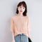 Blusa Chiffon Jacquard Elegante para Mujer
