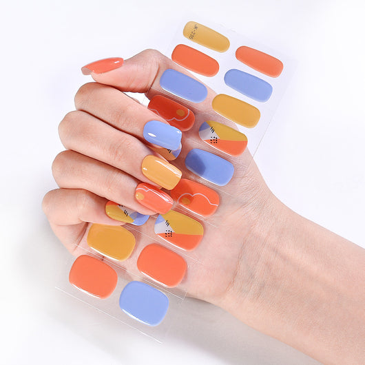Pegatinas de Uñas en Gel Semipermanente 3D - Impermeables y Duraderas - Image 51
