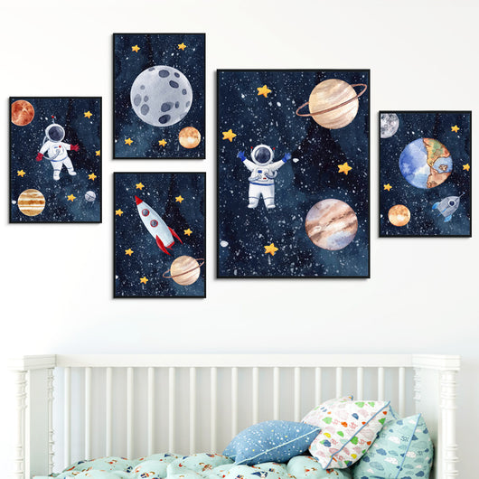 Cuadro de Lona: Astronauta en el Espacio - Image 2