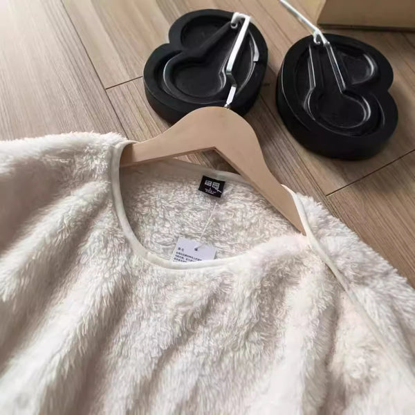 Sudadera Polar de Pile Grueso Unisex para Otoño e Invierno