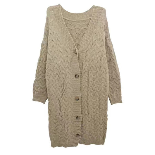 Cardigan Suelto de Punto Liso de Largo Medio - Image 16