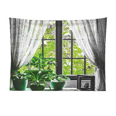 Tela de Fondo con Ventana Falsa y Paisaje 3D - Image 30