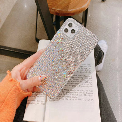 Funda Telefónica con Cristales de Diamante y Electroplata - Image 4