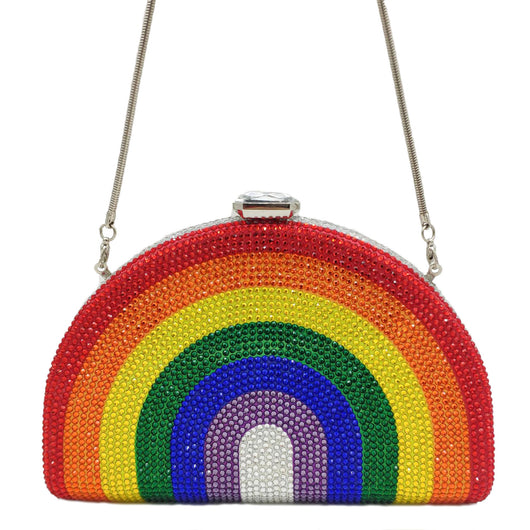 Cartera Clutch Diamante Arcoíris - Image 13