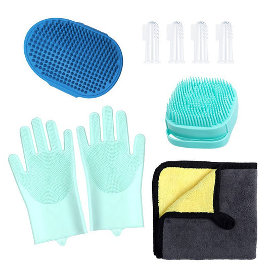 Guantes de Baño para Mascotas - Set Completo de Aseo Canino - Image 10
