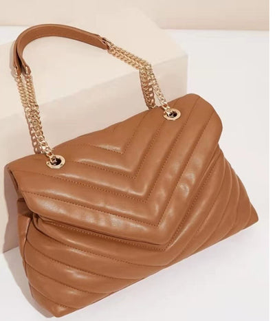 Bolso Bandolera con Cadena Metálica y Bordado para Mujer - Image 9