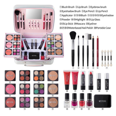 Estuche de Maquillaje Profesional - Set Completo de Regalo - Image 4