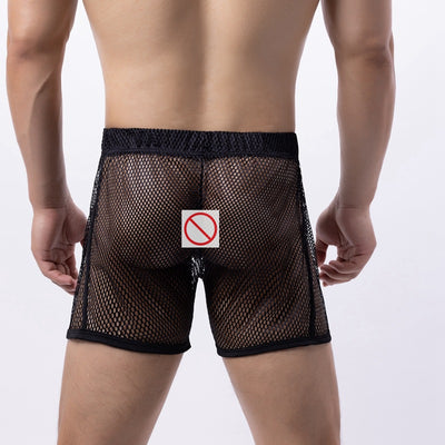 Ropa Íntima de Malla Transparente con Detalles Calados - Image 10