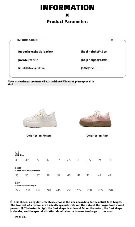 Zapatillas Deportivas Plataforma Gruesa con Altura Aumentada - Diseño Versátil - Image 6