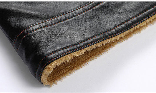 Chaqueta de Cuero para Hombre Casual Elegante Ajuste Moderno - Image 6