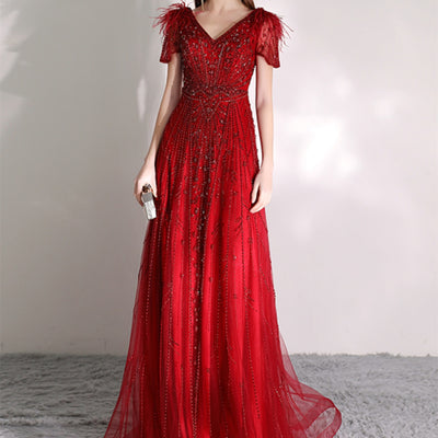 Vestido de Noche Elegante Premium para Mujer - Falda de Gala Sofisticada