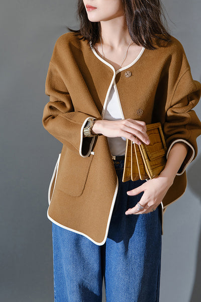 Abrigo de Lana Reversible para Mujer - Image 21