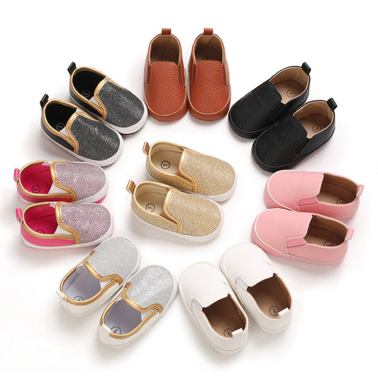 Zapatos Casuales de Cuero con Lentejuelas - Set Foot