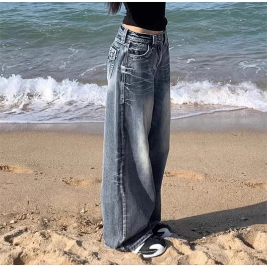 Jeans Vintage de Cintura Alta para Mujer - Image 4