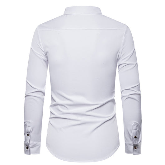 Camisa Vaquera Bordada de Manga Larga para Hombre - Estilo Western - Image 6