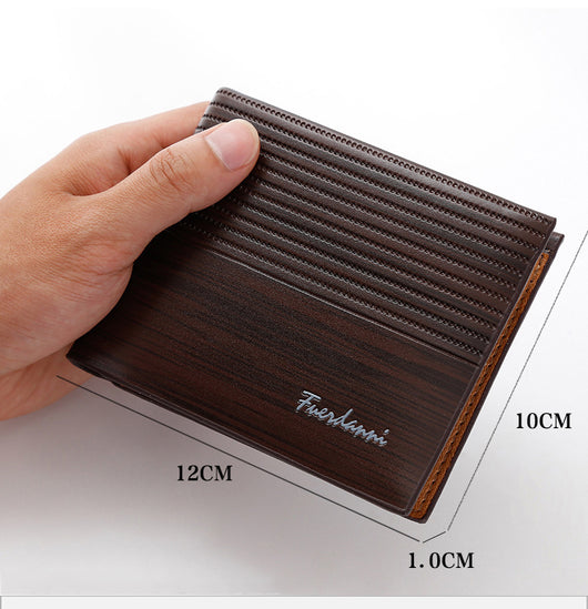 Billetera Horizontal Delgada para Hombre con Diseño Embosado - Image 8