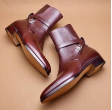 Botas Cortas para Hombre con Hebilla - Estilo Moderno y Versátil
