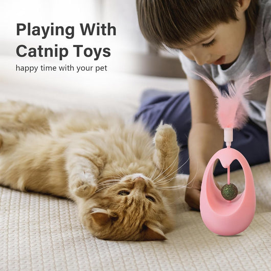 Juguete Interactivo para Gatos con Hierba Gatera y Pelotas Comestibles - Image 7