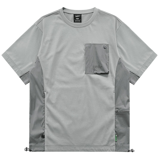 Playera de Contraste con Costuras Combinadas - Image 2