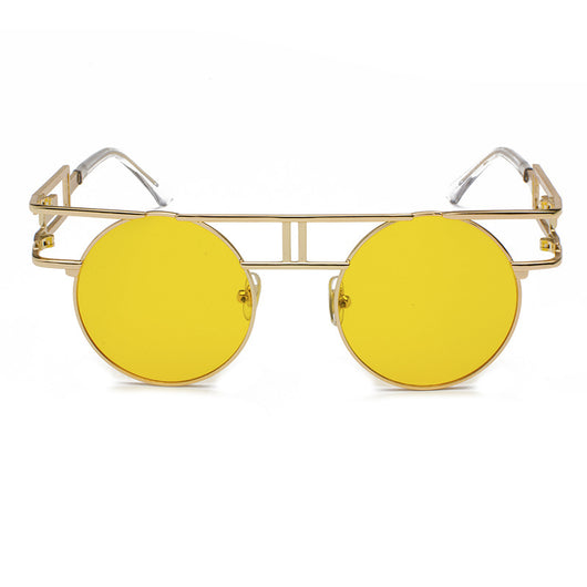 Gafas de Sol Steampunk Vintage Redondas para Hombre y Mujer - Image 21