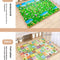 Mundo Animal Con Letras De Frutas 1 Cm 1.2 M X 1.8 M