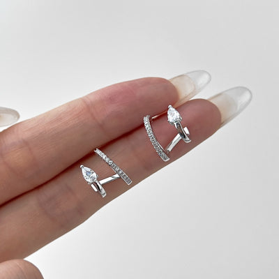 Aretes de Plata Esterlina S925 de Lujo Ligero para Mujer - Image 12