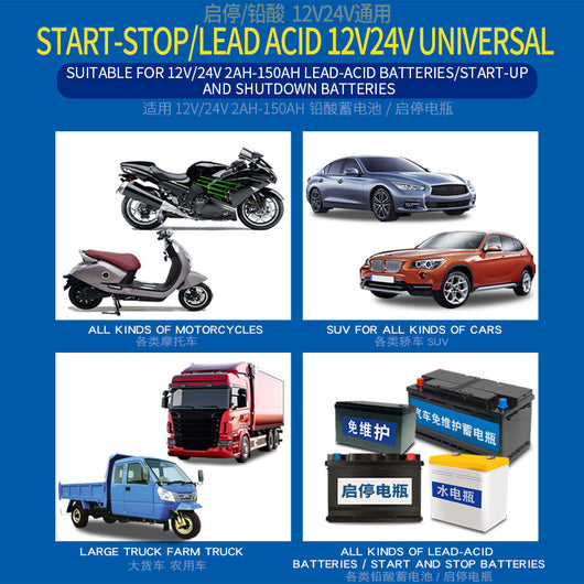 Cargador de Batería para Auto y Moto Inteligente - Image 4