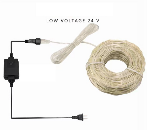 Guirnalda LED Navideña de Bajo Voltaje 24V con Energía Solar - Image 4