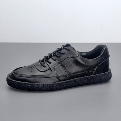Tenis de Cuero Transpirables Vintage Hombre - Zapatos Casuales Bajos - Image 13
