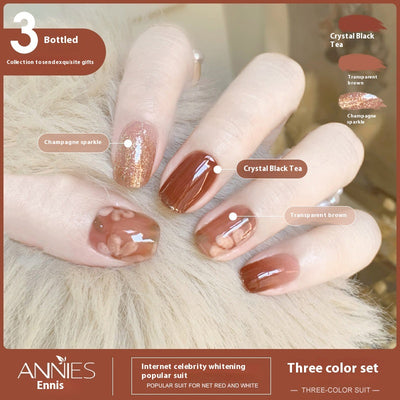 Set de Esmalte de Gel Nude Hielo Tricolor 2024 - Colección Jelly - Image 33