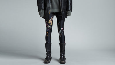 Leggings Falda Estampado Mariposas Floral Retro - Image 7