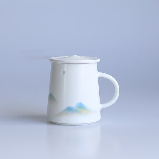 Taza Cerámica Río y Montaña Verde - Image 6