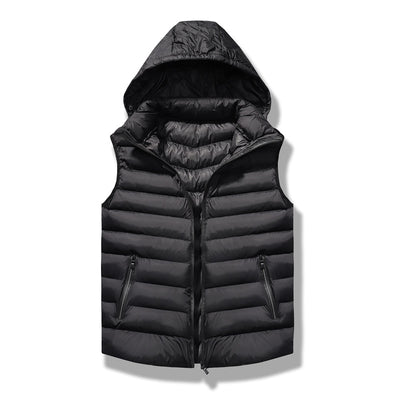 Chaleco Acolchado de Algodón para Hombre Talla Grande Holgada - Image 8