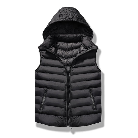 Chaleco Acolchado de Algodón para Hombre Talla Grande Holgada - Image 8