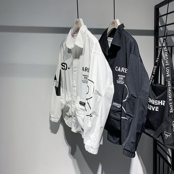 Chaqueta Casual para Hombre Estilo Coreano con Protección Solar y Detalles en Contraste