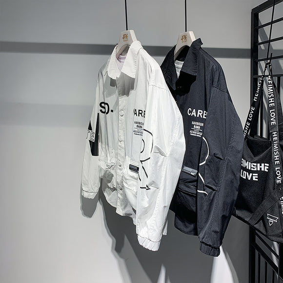 Chaqueta Casual para Hombre Estilo Coreano con Protección Solar y Detalles en Contraste