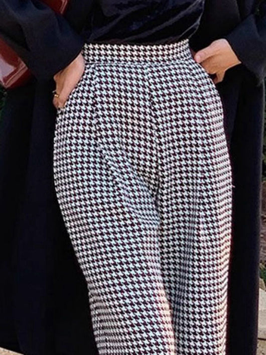 Pantalones Casuales Anchos de Tiro Alto con Efecto Adelgazante - Image 12
